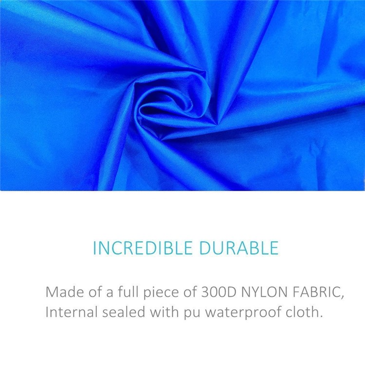 Lightweight 210D Nylon Rain Bag Cover Outdoor Backpack Waterproof Cover - Blue / Size: XL (for 65-70L Backpack)-3
