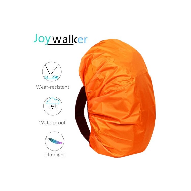 210D Nylon Waterproof Outdoor Backpack Rain Cover - Orange / Size: S (for 15-35L Backpack)-1