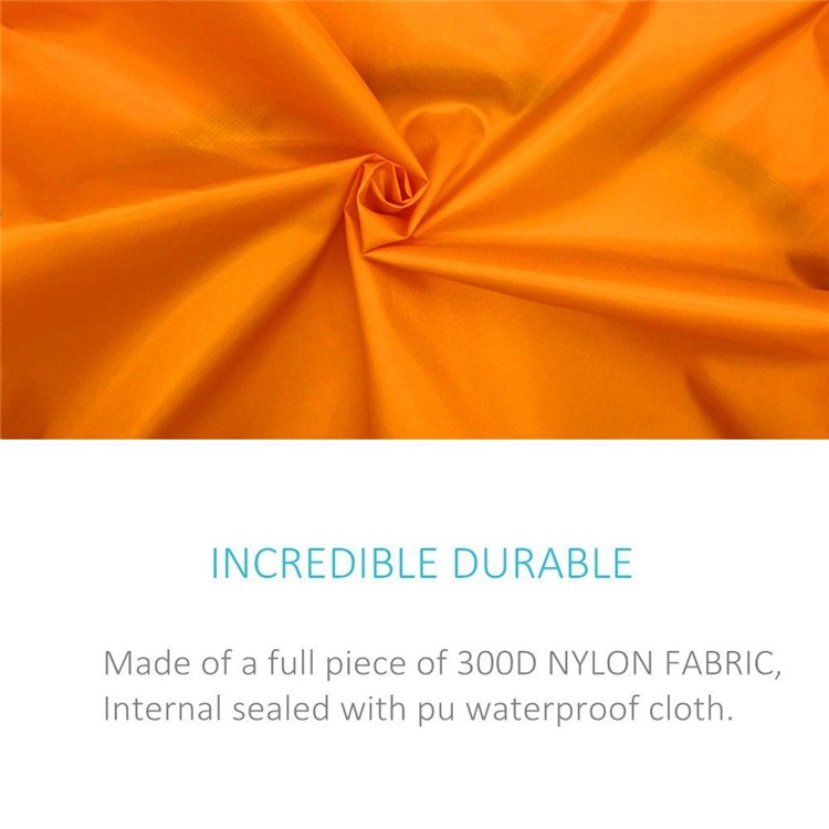210D Nylon Waterproof Outdoor Backpack Rain Cover - Orange / Size: S (for 15-35L Backpack)-2