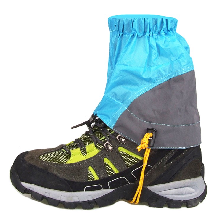 1 Pair Gaiters Windproof Sand Resistant Leg Protection Cover Wraps Wear - Blue-2