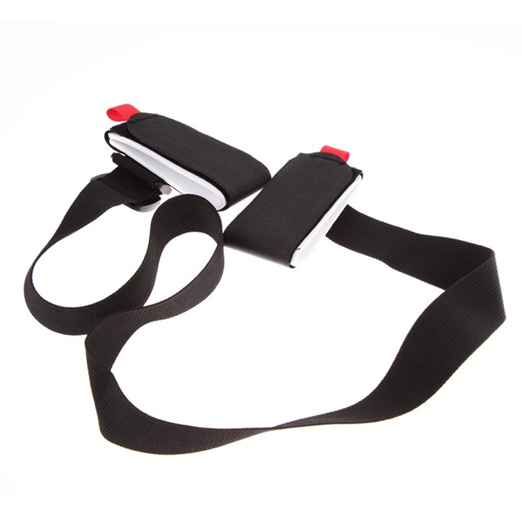 3 Pcs Adjustable Ski Straps Shoulder Carrier Double Board Handle Binding Belt Lash-4