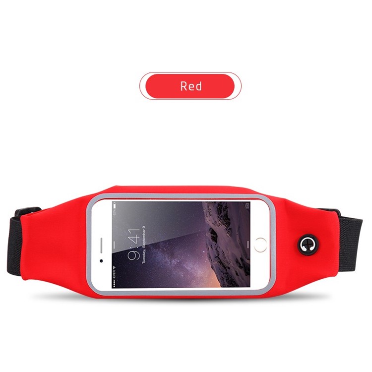 

Waterproof Mobile Phone Case for iPhone Huawei Samsung Etc Quick View Screen Smartphone Bag with Earphone Jack - Red