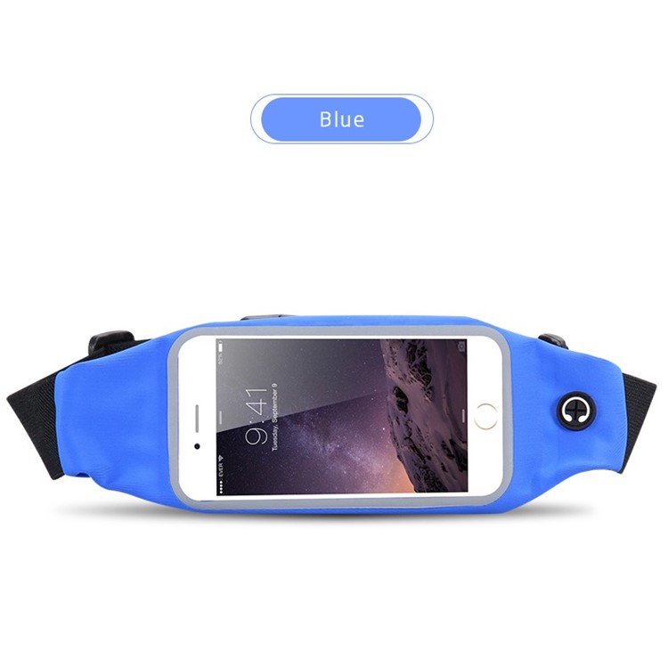 

Waterproof Phone Case Smartphone Bag with Earphone Jack and Additional Storage Pocket for iPhone Huawei Samsung Etc - Dark Blue