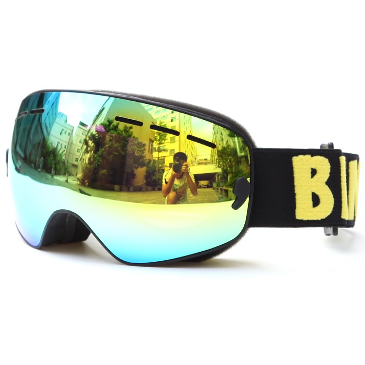 BENICE Snow-4300 Ski Goggles Snowmobile Snowboard Goggles with Adjustable Strap - Black-2