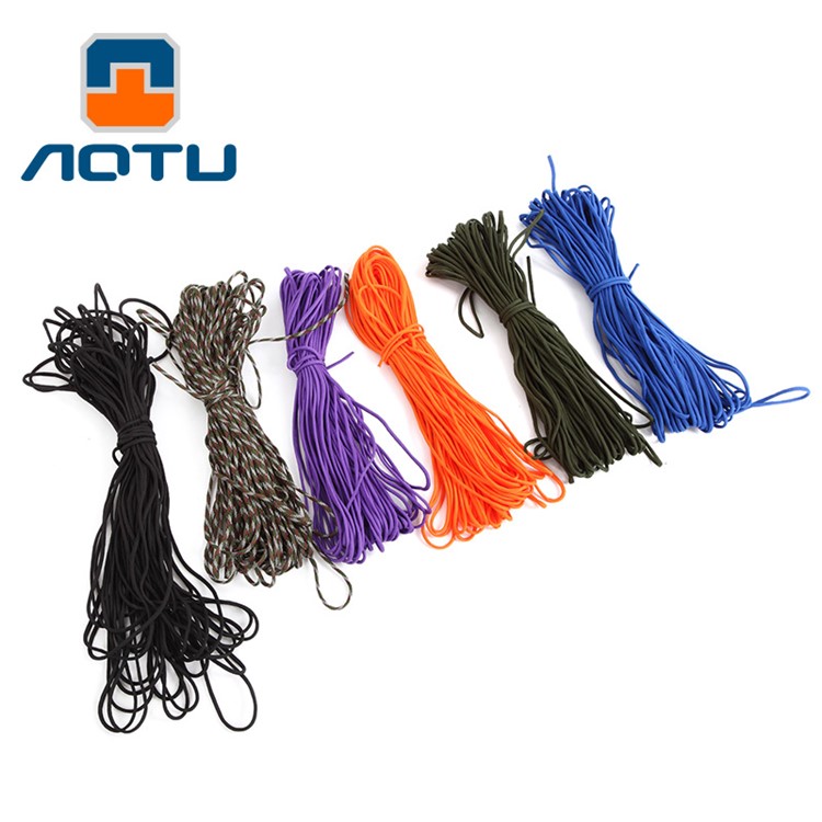 AOTU AT6726 Outdoor Polyester Rope 4mm Diameter Training Hiking Accessories Safety Life-saving Cord Rope - Blue-2