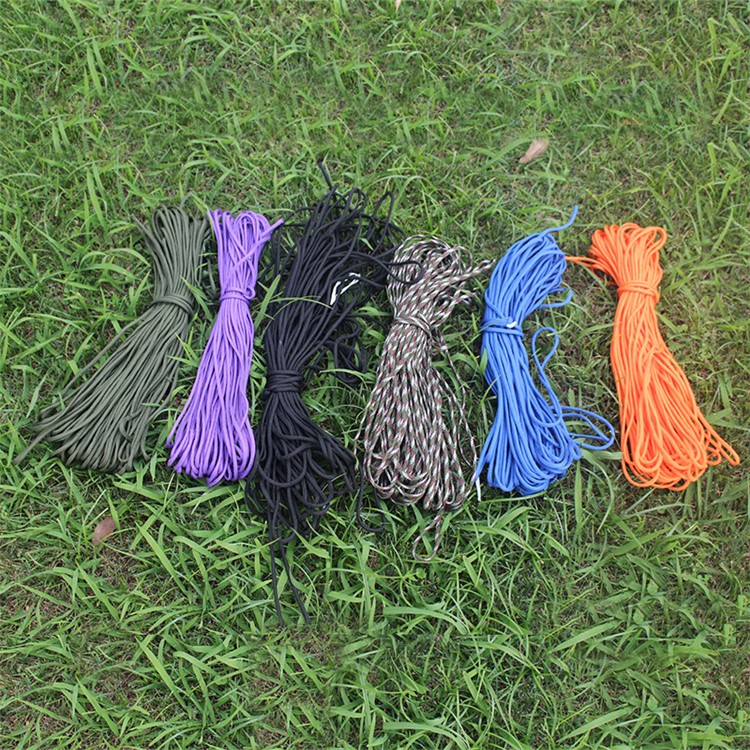 AOTU AT6726 Outdoor Polyester Rope 4mm Diameter Training Hiking Accessories Safety Life-saving Cord Rope - Blue-3