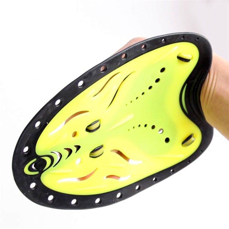 2Pcs WHALE TP-200 Swimming Hand Paddles Webbed Gloves Water Pull Palm - For Child / Yellow-9