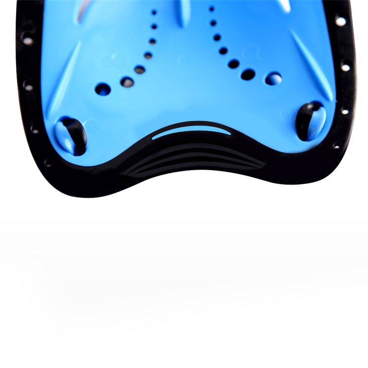 2Pcs WHALE TP-200 Swimming Hand Paddles Webbed Fins Gloves Pull Palm - For Adults / Blue-3