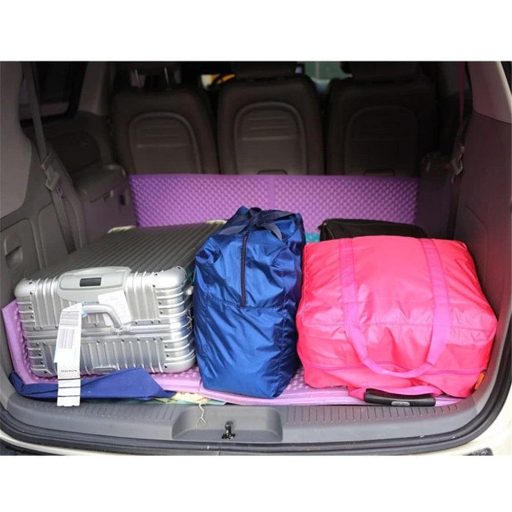 AUTO AT6912 Jacquard Travel Packing Cubes Storage Bag Luggage Bag Organizer - Black-4