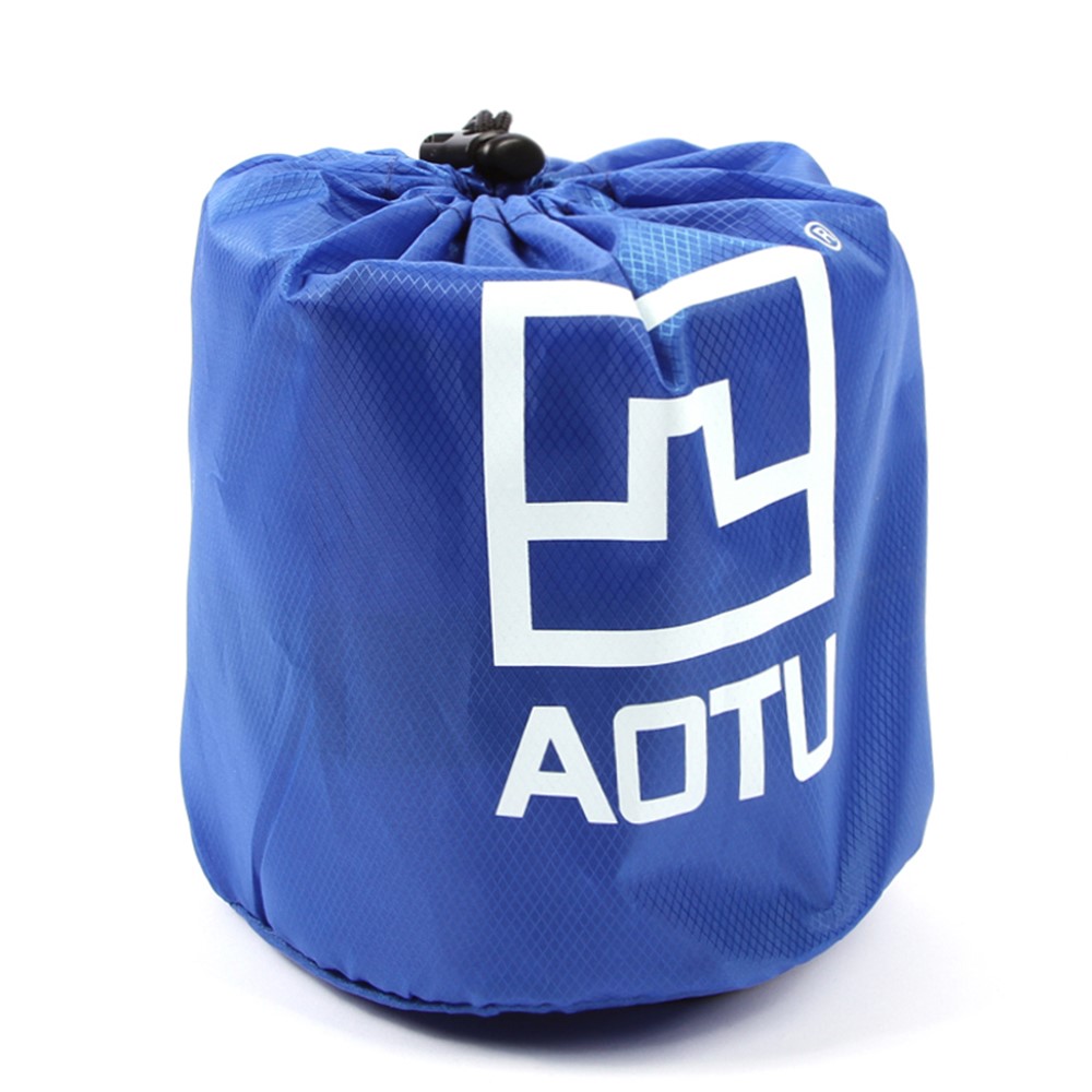 AOTU AT6222 Travel Pillow Inflatable Air Bed Cushion for Camping Hiking - Blue-5