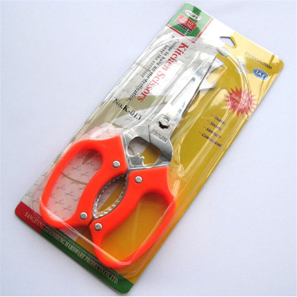 AOTU AT6339 Multi-function Kitchen Scissors Nut Cracker Bottle Opener-4
