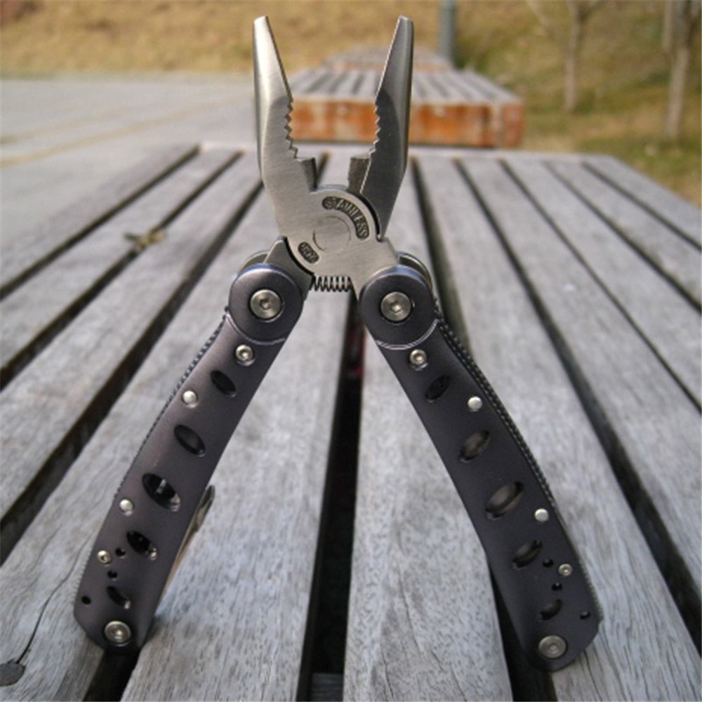 AOTU AT7580 Multi-Tool with Knife and Locking Pliers for Camping Hunting Survival Hiking-4