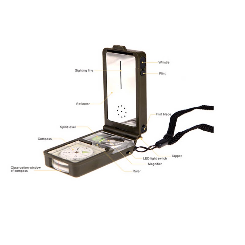 AOTU 10 in 1 Multi-function Compass for Adventure-5