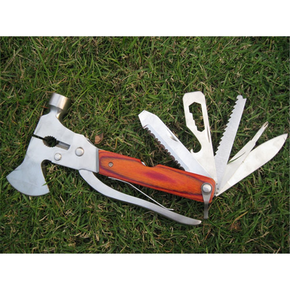 AOTU AT7577 Portable Multi-functional Ax Hammer Knife Cutter Plier with Bottle Opener Multi-tools-5