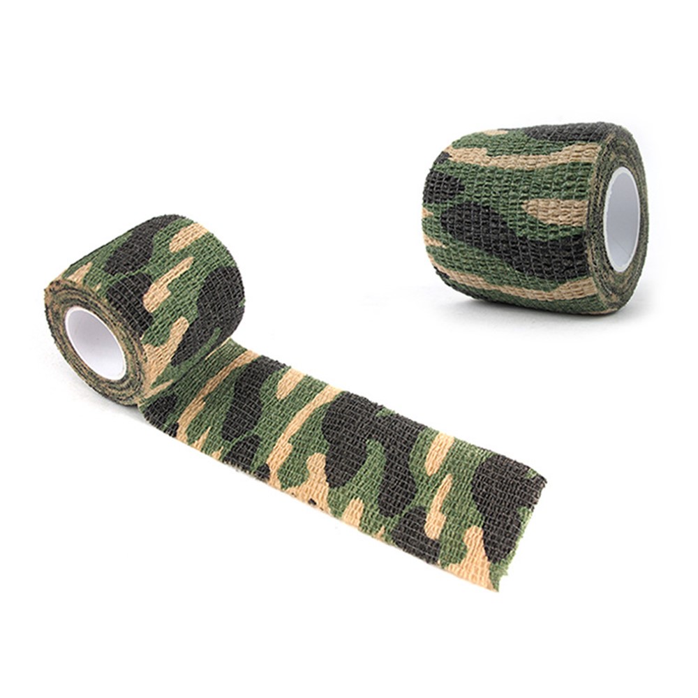 2Pcs/Set Camouflage Pattern Tape Self-adhesive Plaster Self-adhesive Tape - Random Color-11