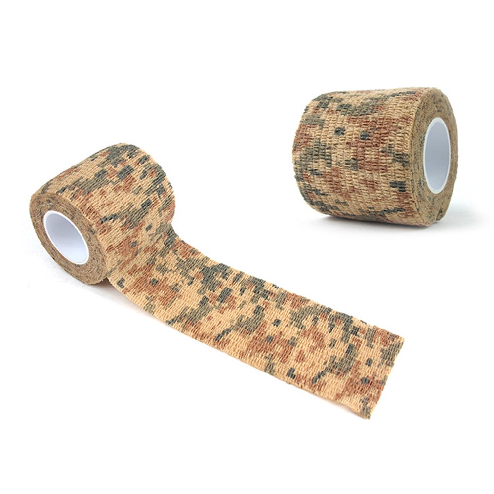 2Pcs/Set Camouflage Pattern Tape Self-adhesive Plaster Self-adhesive Tape - Random Color-12