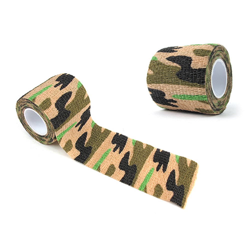 2Pcs/Set Camouflage Pattern Tape Self-adhesive Plaster Self-adhesive Tape - Random Color-16