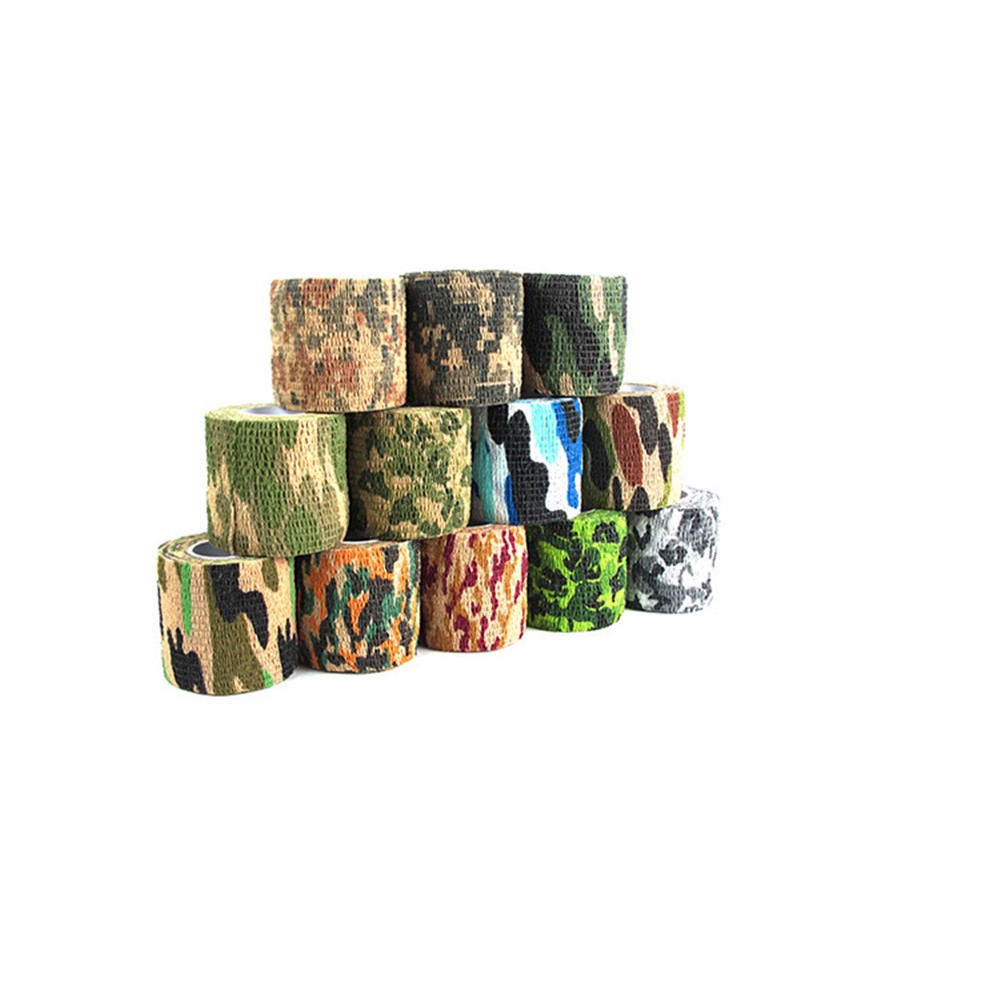 2Pcs/Set Camouflage Pattern Tape Self-adhesive Plaster Self-adhesive Tape - Random Color-2