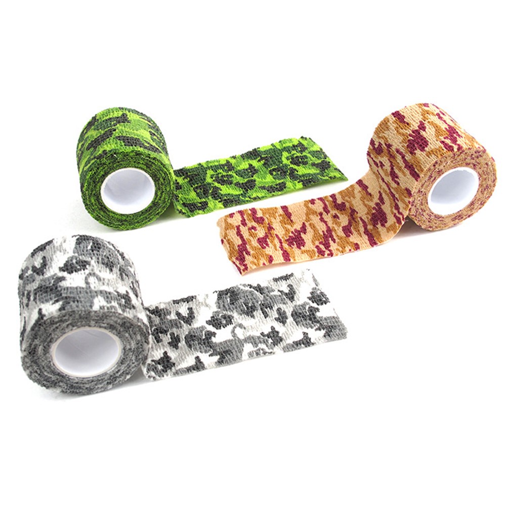 2Pcs/Set Camouflage Pattern Tape Self-adhesive Plaster Self-adhesive Tape - Random Color-6