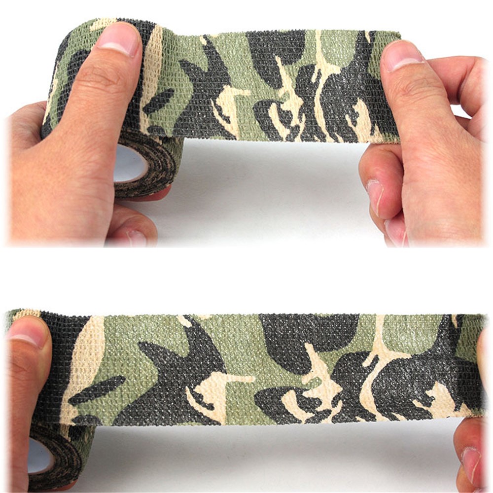 2Pcs/Set Camouflage Pattern Tape Self-adhesive Plaster Self-adhesive Tape - Random Color-8