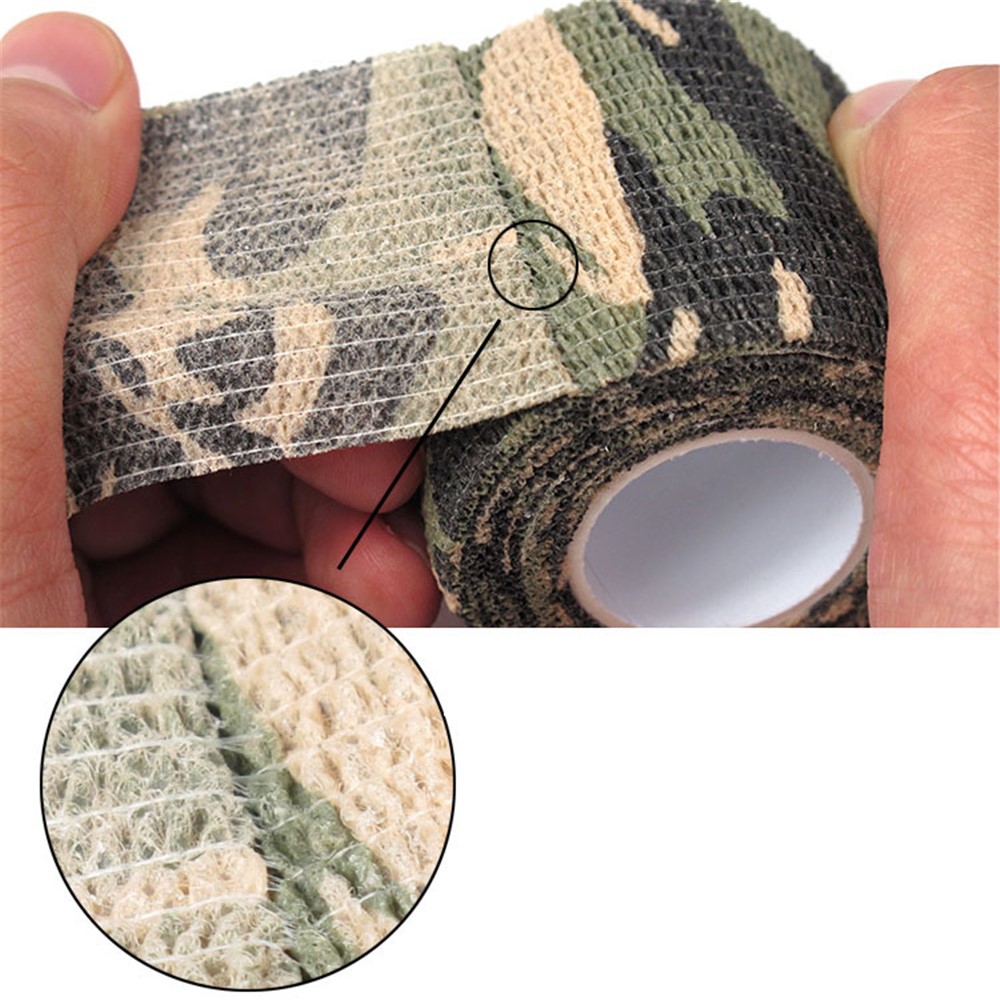 2Pcs/Set Camouflage Pattern Tape Self-adhesive Plaster Self-adhesive Tape - Random Color-9