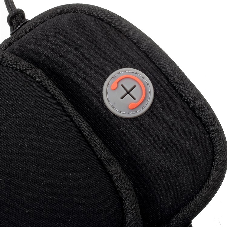 Bracelete Desportivo De Moda Bolsa De Braço De Smartphone Universal Com Fone De Ouvido Para Iphone 8 Plus / 7 Plus Etc. - Preto-6