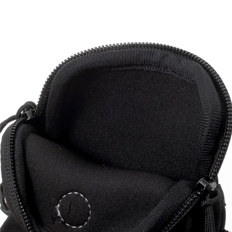 Bracelete Desportivo De Moda Bolsa De Braço De Smartphone Universal Com Fone De Ouvido Para Iphone 8 Plus / 7 Plus Etc. - Preto-7