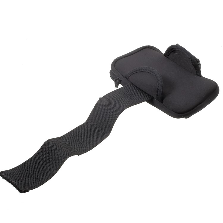 Bracelete Desportivo De Moda Bolsa De Braço De Smartphone Universal Com Fone De Ouvido Para Iphone 8 Plus / 7 Plus Etc. - Preto-9