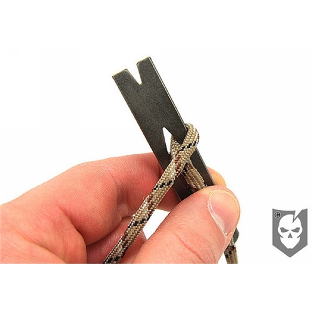 AOTU Portable Stainless Steel Crowbar Pry Bar Keychain Survival Kit (1 Piece)-10