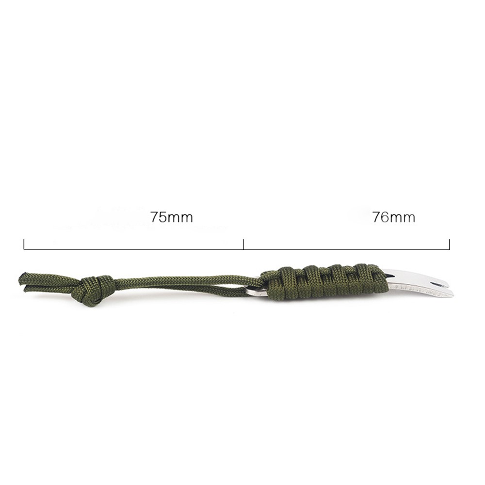 AOTU Portable Stainless Steel Crowbar Pry Bar Keychain Survival Kit (1 Piece)-5