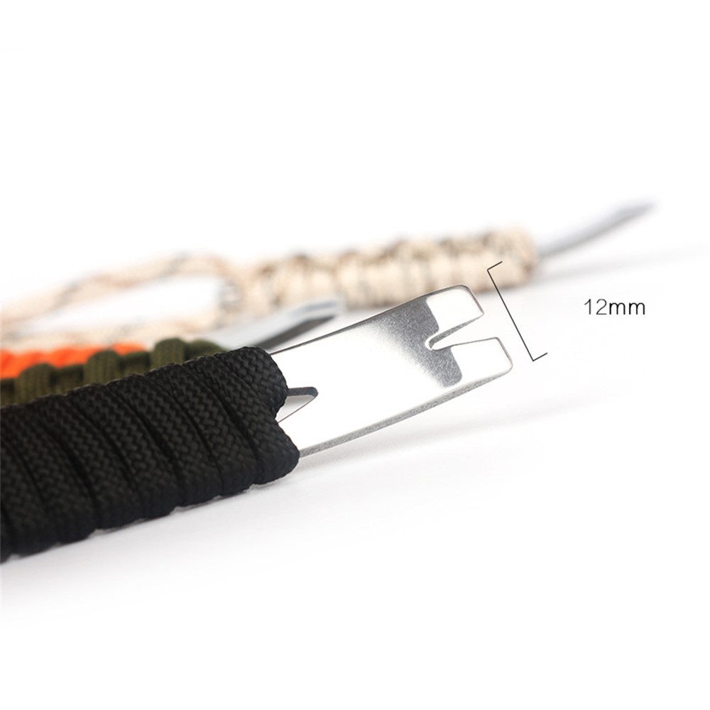 AOTU Portable Stainless Steel Crowbar Pry Bar Keychain Survival Kit (1 Piece)-6