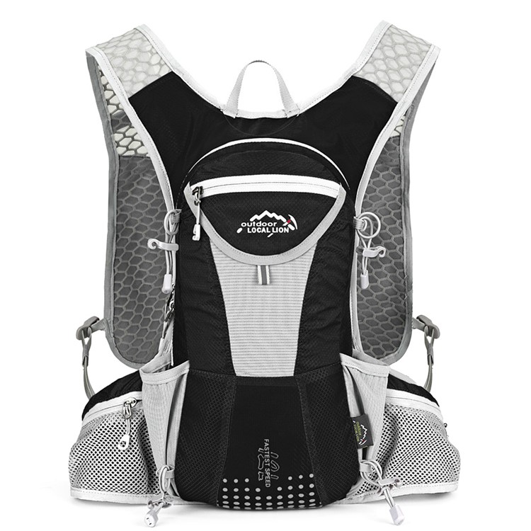 LOCAL LION 556 Multifunctional 20L Polyester Water Resistant Backpack - Black-2