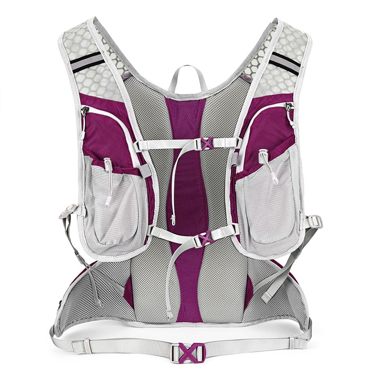 LOCAL LION 556 Polyester Water Resistant Backpack for Hiking Riding Camping Climbing - Purple-3