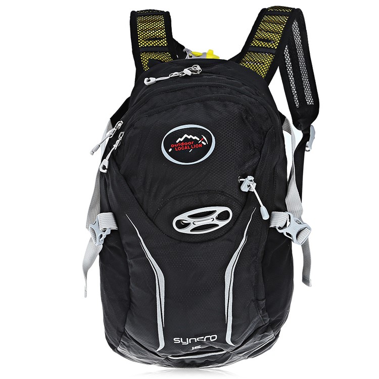 LOCAL LION 15L Cycling Backpack Multi-functional Breathable Lightweight Outdoor Backpack - Black-2