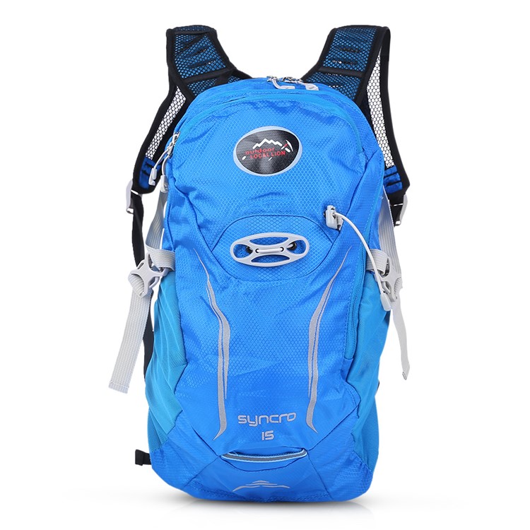 LOCAL LION 15L Lightweight Nylon Shoulder Bag for Riding Hiking Climbing - Blue-2