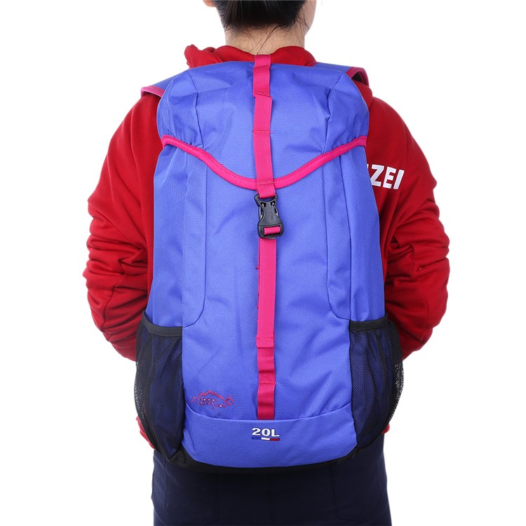 LOCAL LION Multi-functional Nylon Outdoor Sports Backpack - Blue-3