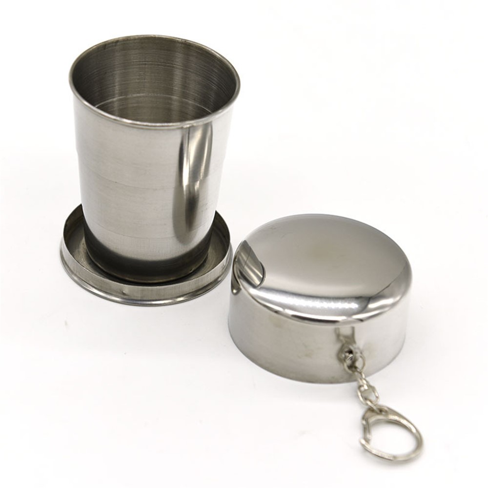 AOTU AT6641 Stainless Steel Folding Bottle for Camping, Hiking, Fishing, etc.-1