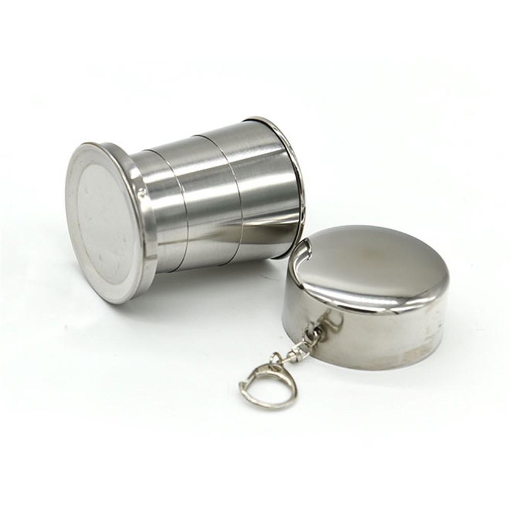 AOTU AT6641 Stainless Steel Folding Bottle for Camping, Hiking, Fishing, etc.-2