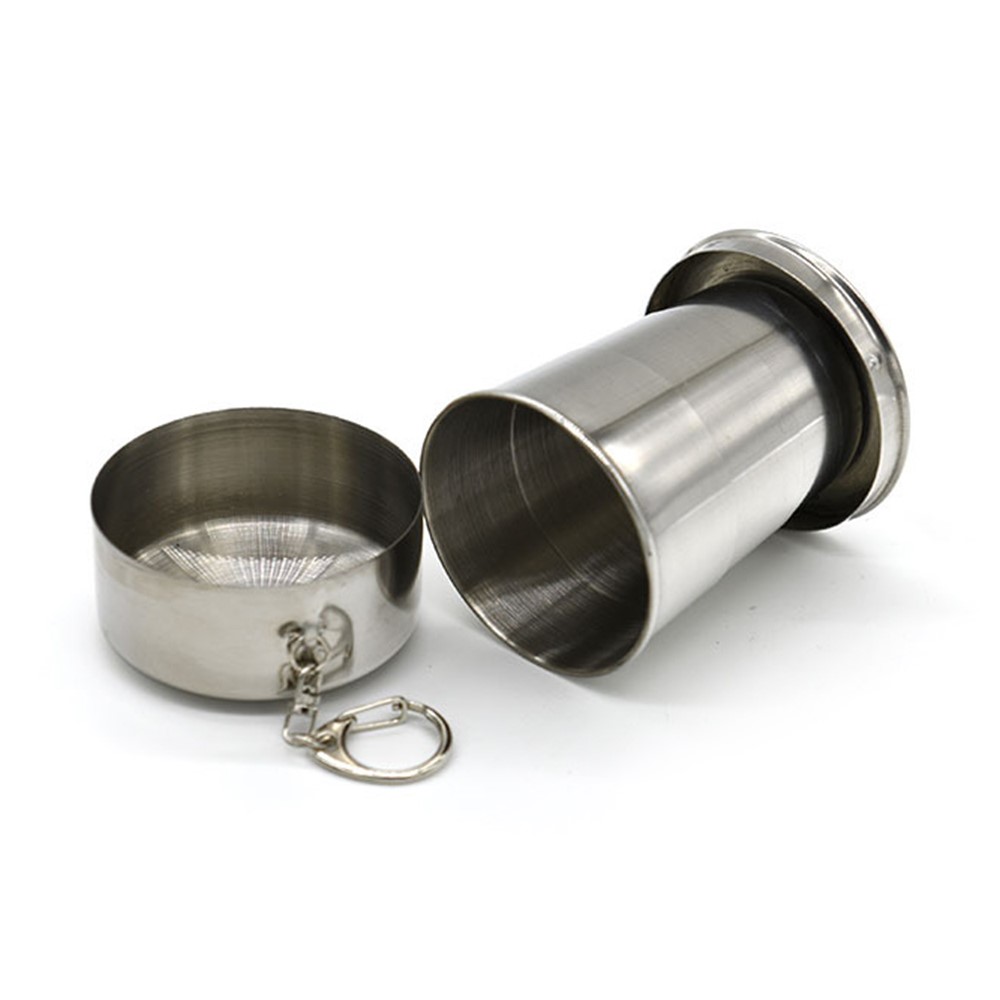 AOTU AT6641 Stainless Steel Folding Bottle for Camping, Hiking, Fishing, etc.-3