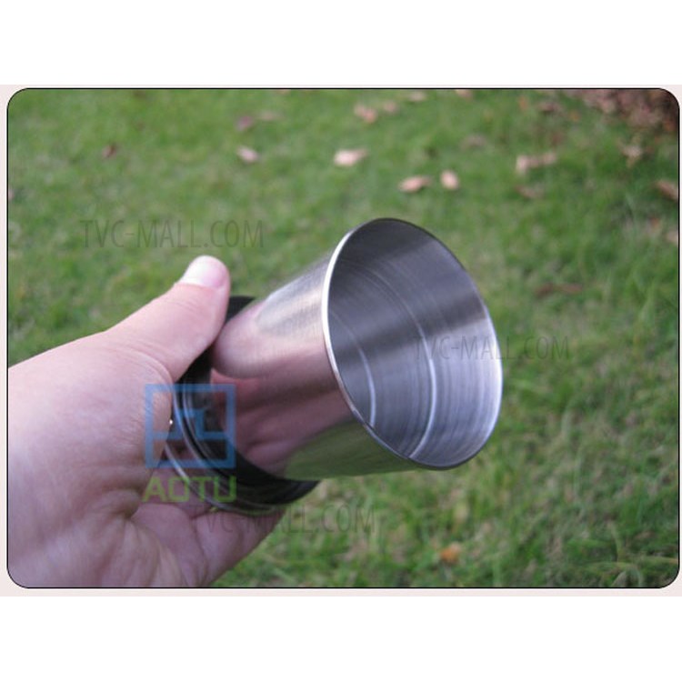 AOTU AT6641 Stainless Steel Folding Bottle for Camping, Hiking, Fishing, etc.-9