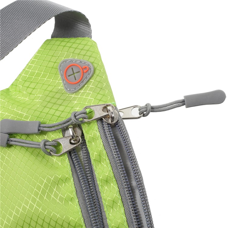 Slim Fit Zipper Closure Mobile Phone Pouch Adjustable Outdoor Running Waist Bag for Unisex - Green-9
