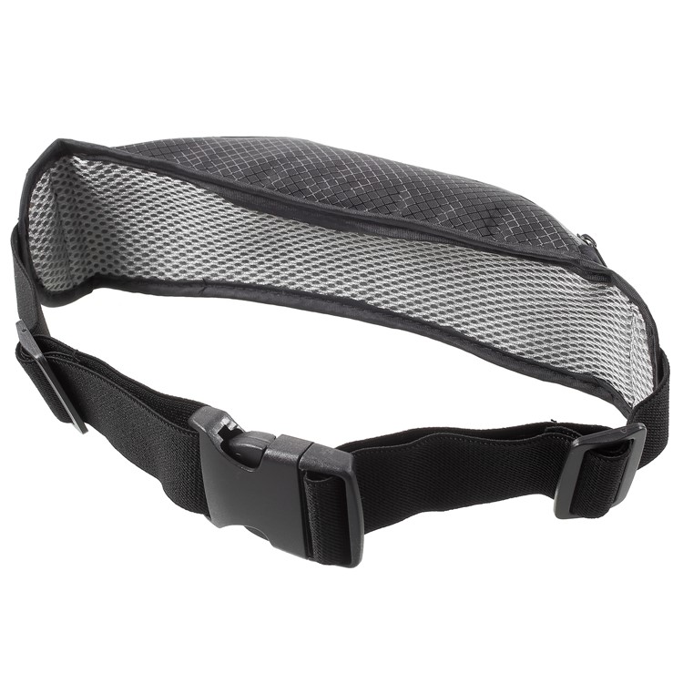 Outdoor Sports Breathable Zipped Waist Bag with Earphone Hole for iPhone 8 Plus/8 etc. - Black-4