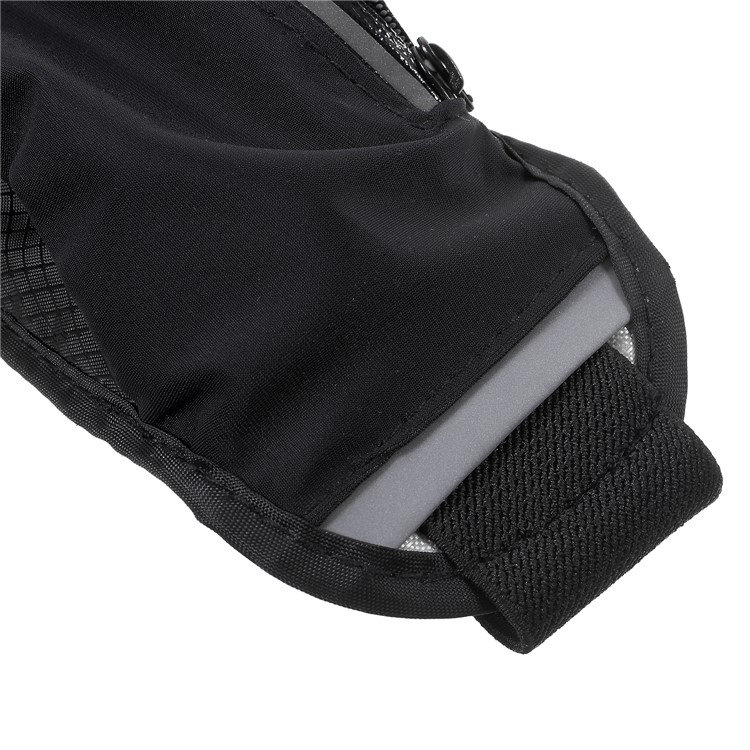 Outdoor Sports Breathable Zipped Waist Bag with Earphone Hole for iPhone 8 Plus/8 etc. - Black-9