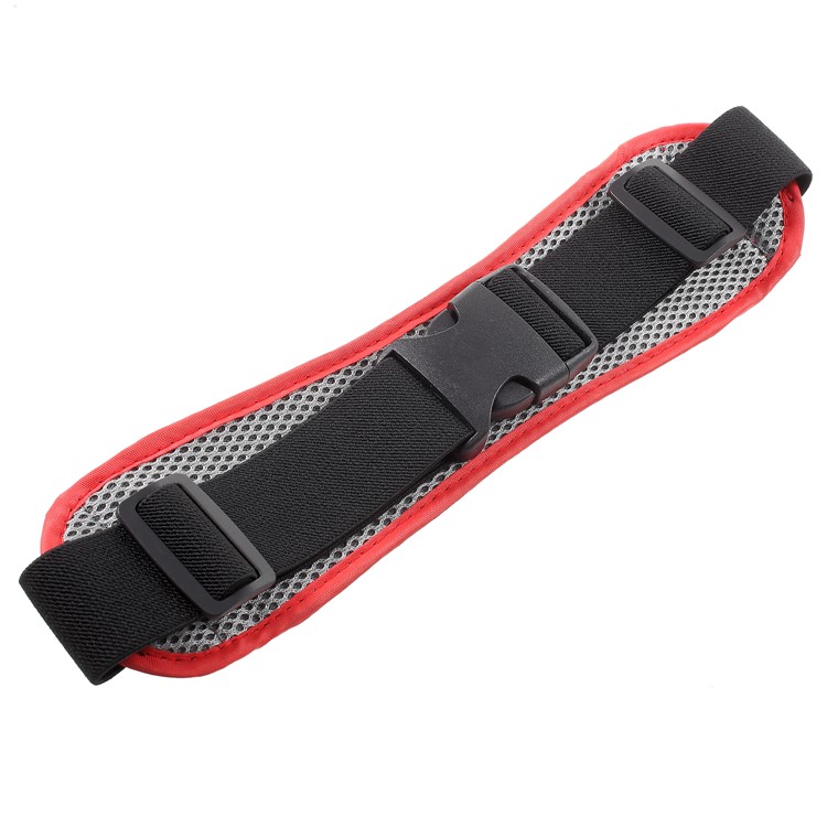 Adjustable Outdoor Sports Zipped Waist Bag with Earphone Hole for iPhone 8 Plus/8 etc. - Red-8