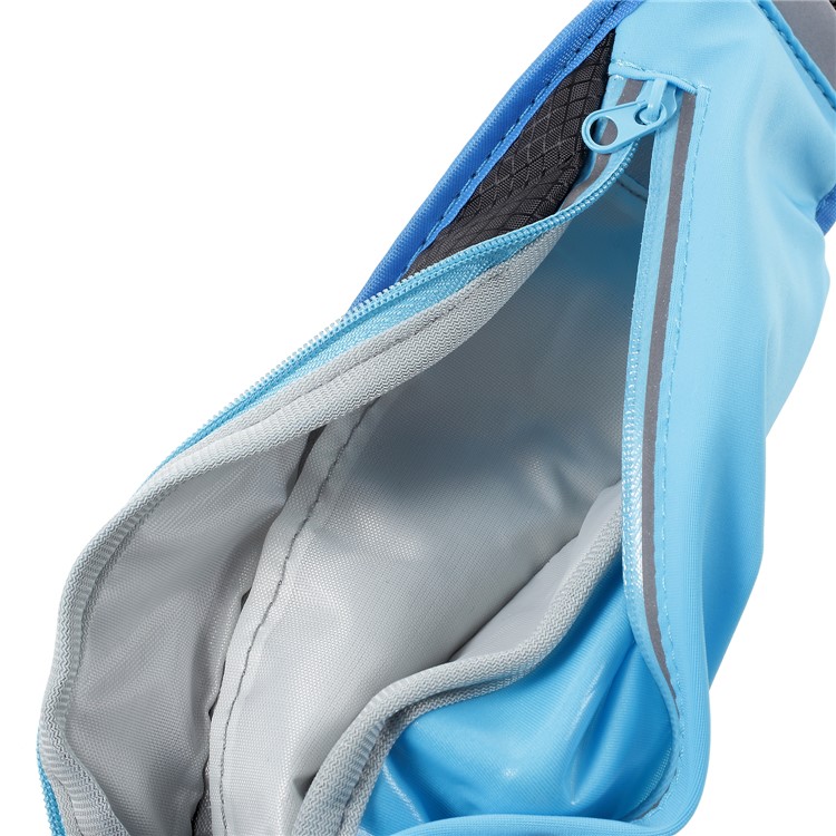 Breathable Outdoor Sports Zipped Waist Bag with Earphone Hole for iPhone 8 Plus/8 etc. - Blue-7