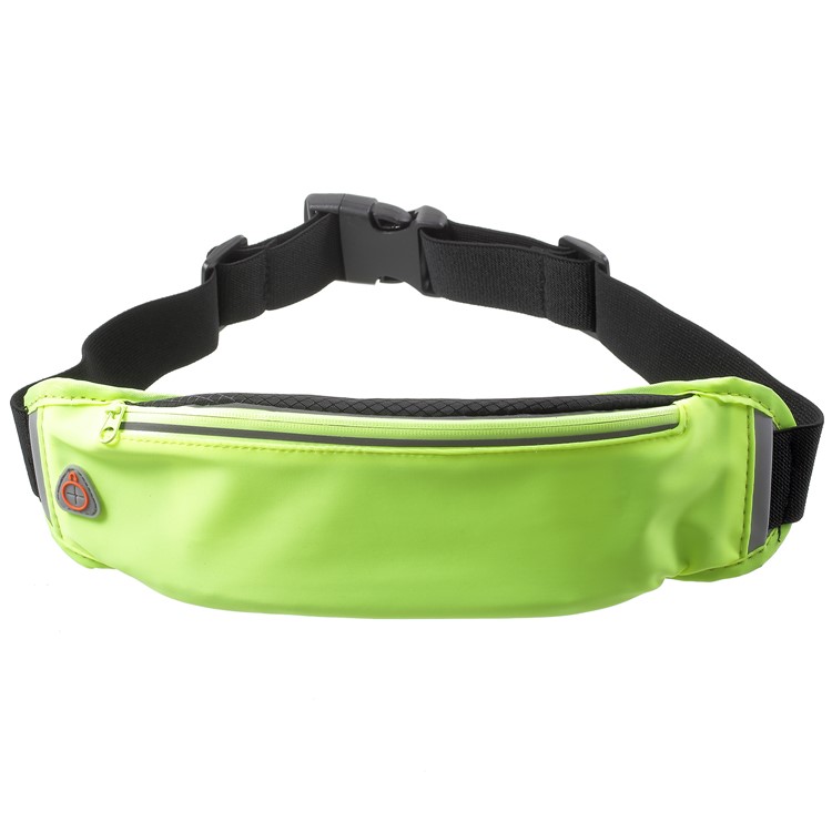 Breathable Waist Bag Sport Zipped Pouch with Earphone Hole for iPhone 8 Plus/8 etc. - Green-1
