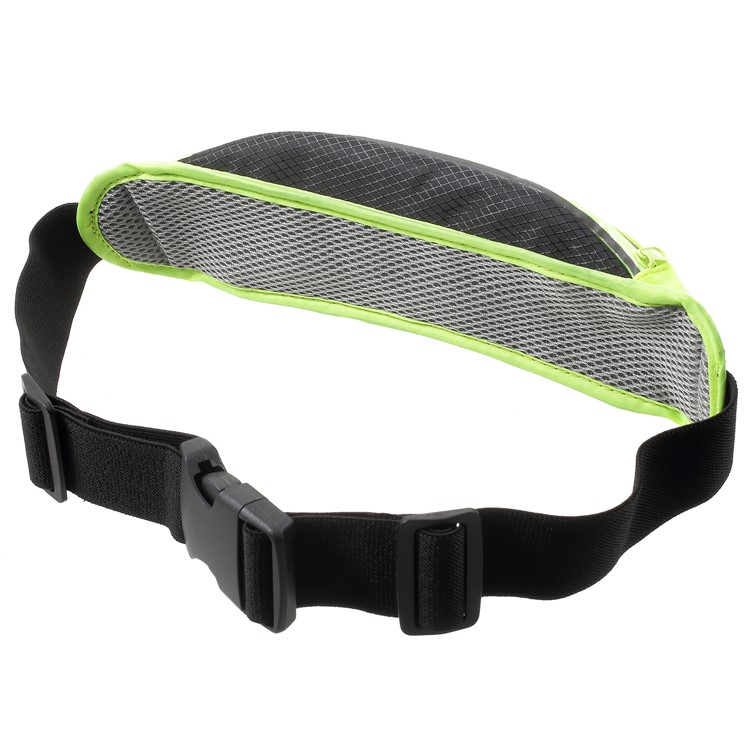 Breathable Waist Bag Sport Zipped Pouch with Earphone Hole for iPhone 8 Plus/8 etc. - Green-3