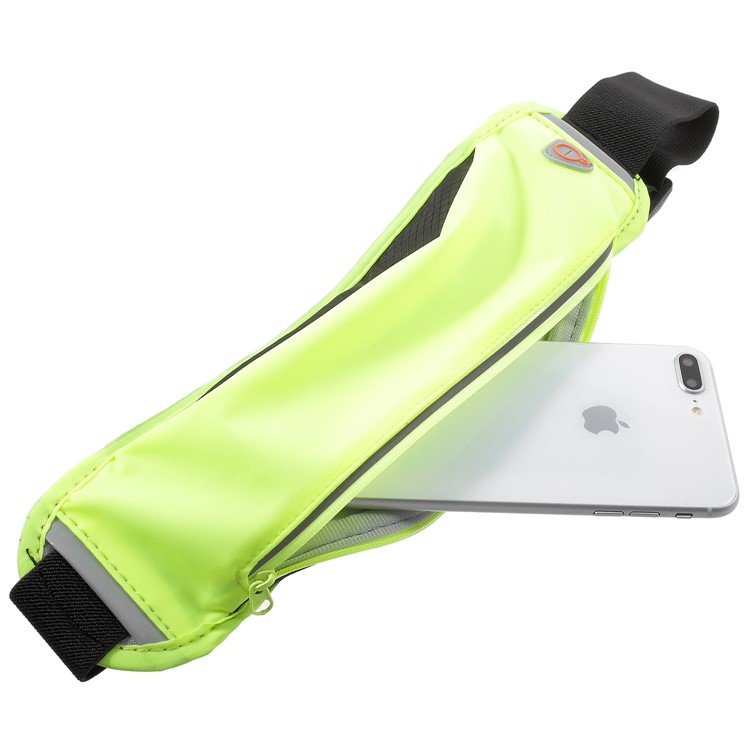 Breathable Waist Bag Sport Zipped Pouch with Earphone Hole for iPhone 8 Plus/8 etc. - Green-5