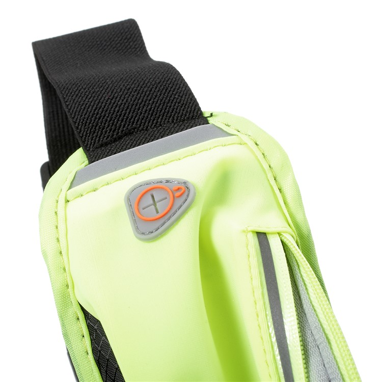 Breathable Waist Bag Sport Zipped Pouch with Earphone Hole for iPhone 8 Plus/8 etc. - Green-6