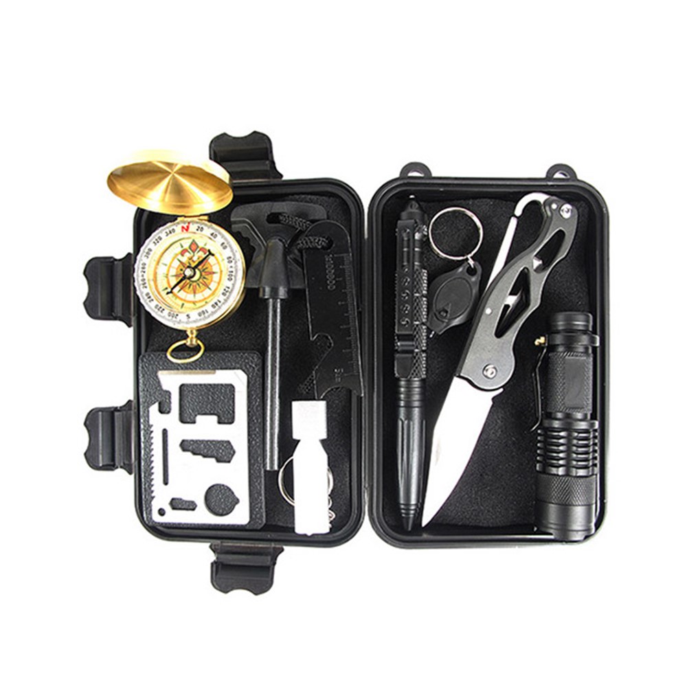 Outdoor Emergency SOS Survival Gear Kit for Wilderness /Trip / Cars / Hiking / Camping-15